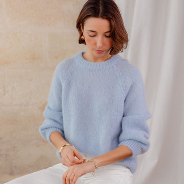 PULL GUSTAVE BLEU CIEL #couleur_bleu-ciel