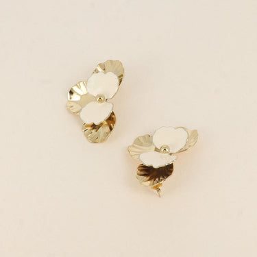 BOUCLES CLEO ECRU #couleur_ecru