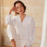 CHEMISIER MARGUERITE BLANC #couleur_blanc