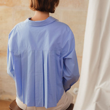 CHEMISIER OSCAR BLEU #couleur_bleu