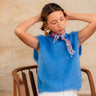 PULL ANDRÉ BLEU VIF #couleur_bleu vif