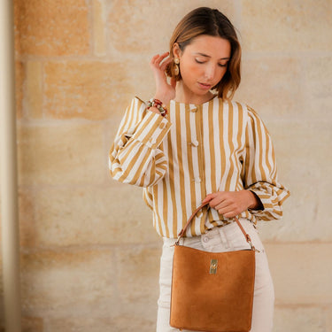 VESTE OLYMPE OCRE #couleur_ocre