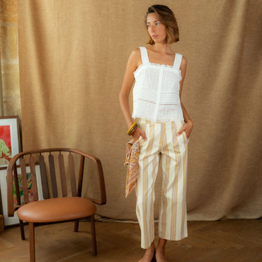 PANTALON ADAM JAUNE #couleur_jaune