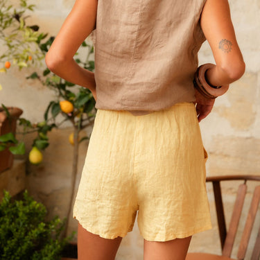 SHORT YSIA JAUNE #couleur_jaune