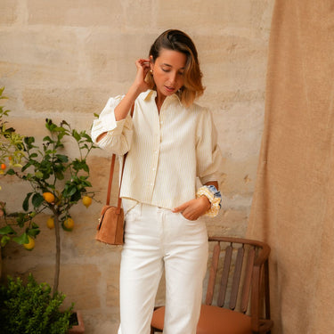 CHEMISIER VIRGILE BLANC #couleur_blanc