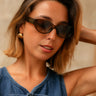 LUNETTES DE SOLEIL LUCILE TRANSLUCIDE MARRON #couleur_translucide-marron