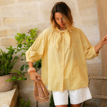 CHEMISIER VALENTINO JAUNE #couleur_jaune