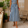 JUPE BENEDICTE BLEU MARINE #couleur_bleu-marine