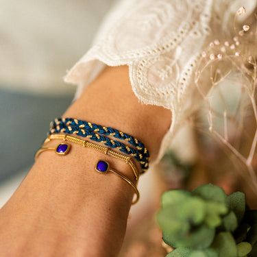 BRACELET LEOPOLDINE DORÉ #couleur_doré