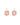 BOUCLES CLARENCE DORÉ / ROSE #couleur_doré-/-rose