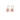 BOUCLES CLARENCE DORÉ / ROSE #couleur_doré-/-rose