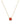 COLLIER CLARENCE ROUGE #couleur_rouge