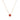 COLLIER CLARENCE ROUGE #couleur_rouge